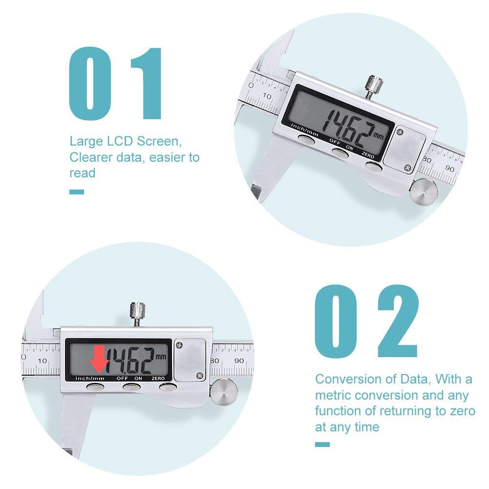 Metalen Digitale Remklauw 150/ - Digital Caliper 150Mm Stainless Steel recensie en prijs