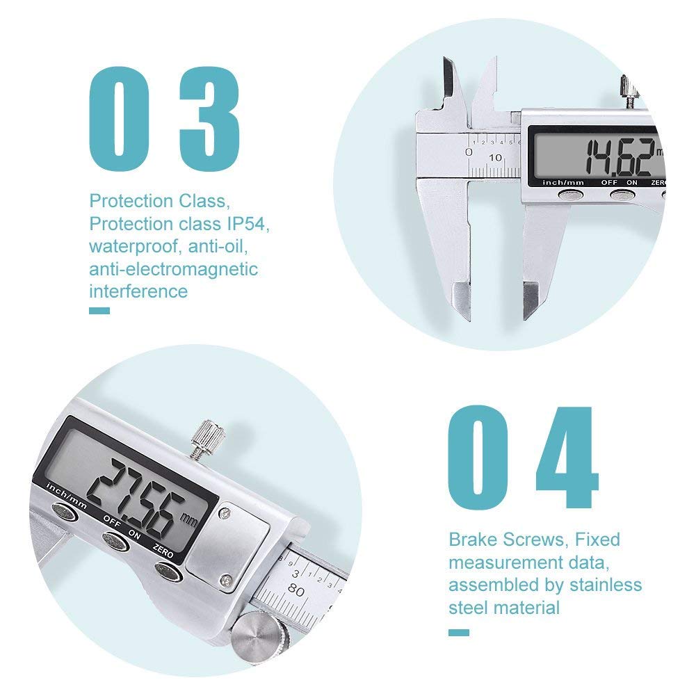 Metalen Digitale Remklauw 150/ - Digital Caliper 150Mm Stainless Steel recensie en prijs