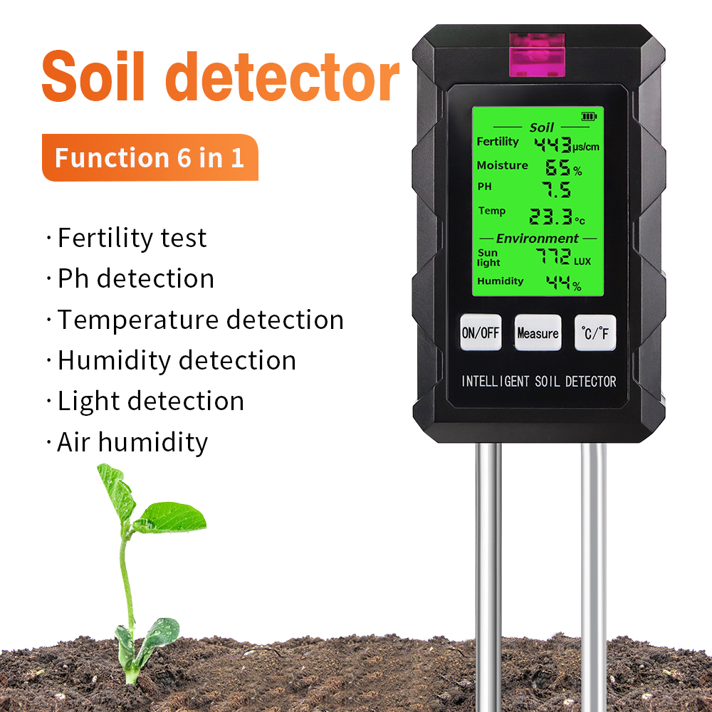 6-in-1 digitale bodemtester Mu - Ph Meter Digital Water Tester recensie en prijs